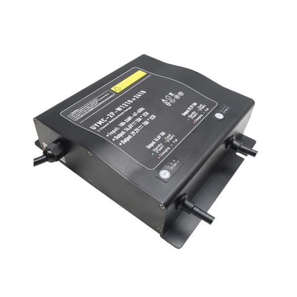 Waterproof 2 Channel 2 Bank On-board Automatic 12V 10A Lithium Ion Battery