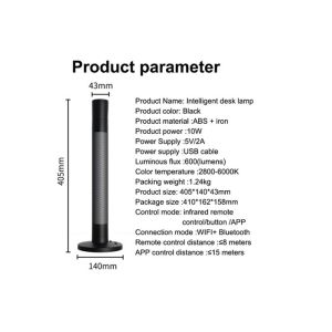 App Smart Graffiti Creative Desk Lamp LED Atmosphere Light Work Reading Bedside