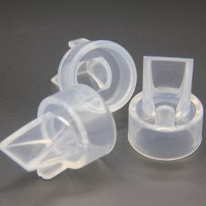 Custom Silicone Duckbill Valve for Breast Pump Transparent