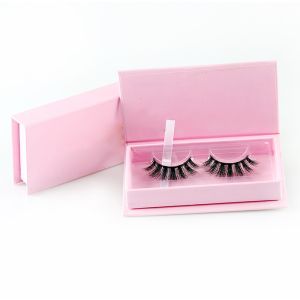Recyclable Eyelash Extension Packaging Box Magnetic Rigid Box UV Coated