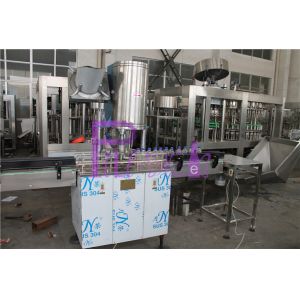 SUS304 / SUS316 Water Bottle Filling Machine , Small Scale Pure Liquid Filling