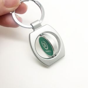 Customized Logo Metal Keychain Holder with MOQ of 500 Pieces