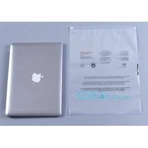 slider zipper packing bag for clothes, Frosted PVC Slider Zipper Packing Bag For