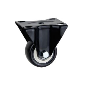 Smooth Rolling Industry Wheel Barrow Black Polyurethane Caster Wheel for Heavy