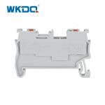 White Feed Through Wire Push In Terminal Block 1.5mm Type With 3.5 Thickness