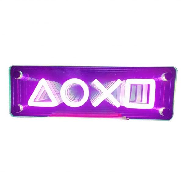 Power Consumption DC 12V/AV110V-220V LED Letters Abyss Mirror Advertising Lights
