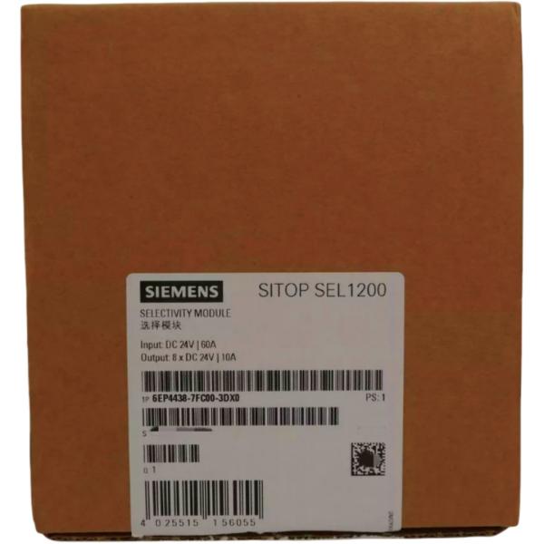 SIEMENS 6EP4438-7FC00-3DX0 SITOP SEL1200 EX 10A SELECTIVITY MODULE 8-CHANNEL