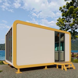 Modern Micro Prefabricated House 8700kg Capsule Mobile Home With Modular Design