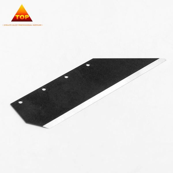Quality Textile Industry Cobalt Chrome Alloy Cutter Blade Abrasion Resistant wholesale
