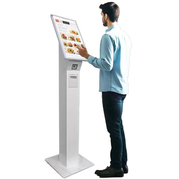 Ready To Ship 21.5 -24 Inch Touch Payment Machine With Stand On The Shopping