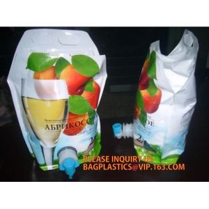 special shaped fresh fruit juice plastic bag / baby drinking packing pouches