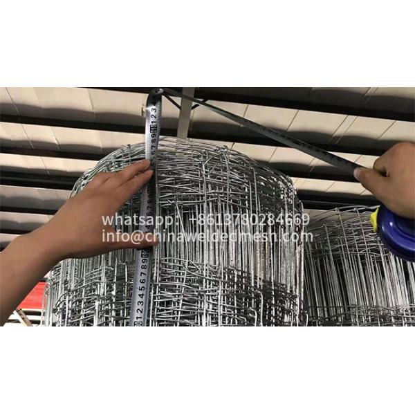 Quality 1.2m 1.5m 1.8m 2.1m High Heavy Galvanized Cattle Farm Guard Field Fence Hinge Joint Wire Mesh Fence with Customization wholesale
