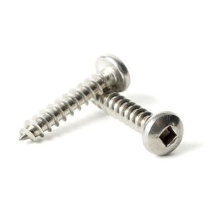Non Standard Self Tapping Metal Screws , Pan Head Square Slot Self Tapping
