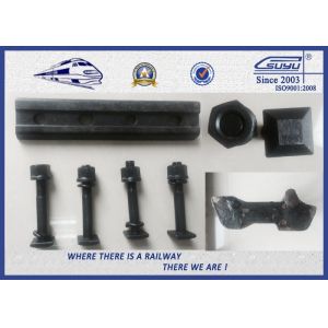 High performance light fish plate rail joint bar for rail track