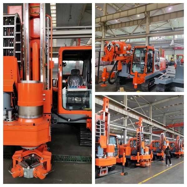 100 m Drilling Depth Low Energy Consumption Jet Grouting Drilling Rig for Reinforcement Foundations in Pakistan