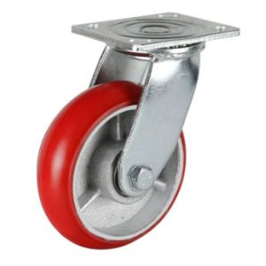 China 4 Inch Heavy Duty Swivel Casters Iron Casters Urethane Casters on sale