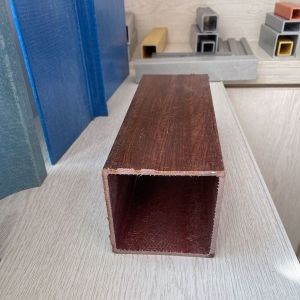 China Anti UV 76mm Reinforced FRP Square Tube High Tensile Strength on sale