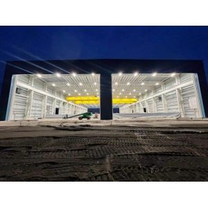 Modern Prefab Metal Building Construction Prefabricated Steel Structure Aircraft