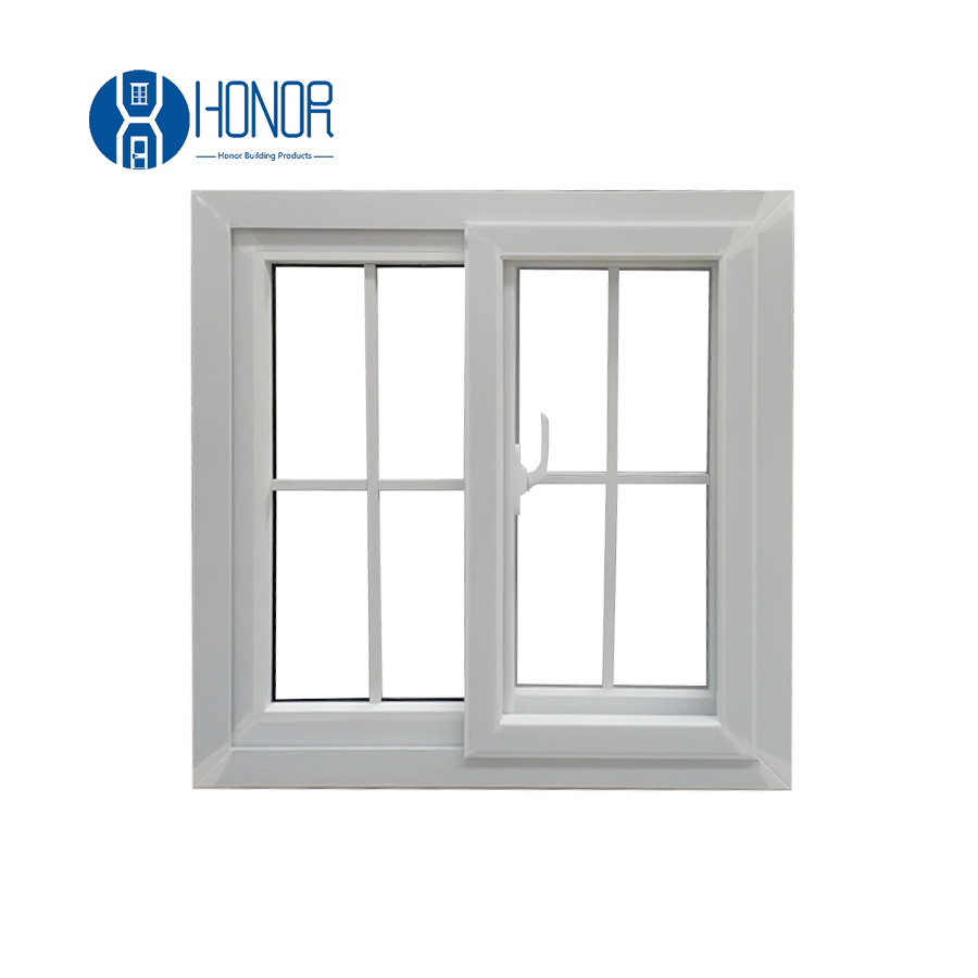Modern Design PVC/UPVC Sliding Glass Window with Tempered Glazing, Low E Glass & Thermal Break for Home, Houses & Bedroom