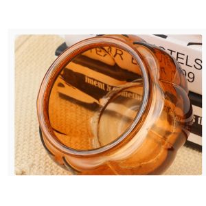 Pumpkin Shaped Candle Thanksgiving Pumpkin Spice Scented Candle Jars Fall Autumn