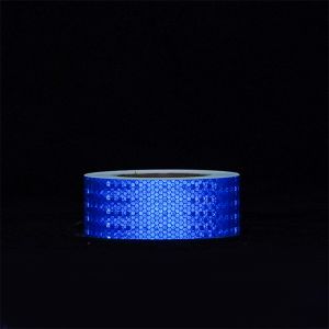 Custom PVC Crystal Lattice Truck Reflective Radium Tape Stickers White Yellow