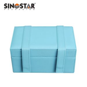 Custom Inner Size Leather Jewelry Box For Jewelry Storage And Display