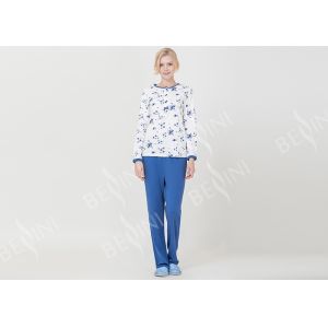 Beautiful Floral Womens Pyjama Sets Home Suit For Adult Customized Size