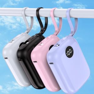 Cheap OEM 10000mAh Portable Charger 22.5W Super Fast Charging Power Bank With Data Cable for sale