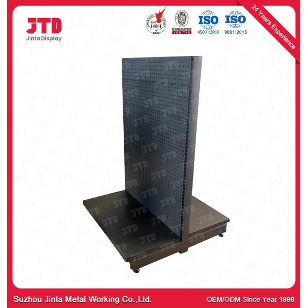 Quality 6FT Double Sided Library Bookshelves Black 3 Layers Rack wholesale