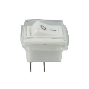 Cheap Dust Proof Rocker Switch 2 Pins White Black T85 For Electric Equipment for sale
