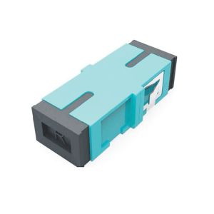 China Plastic SC UPC Multimode OM3 Fiber Optic Coupler on sale