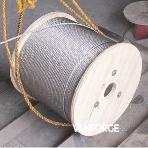 China 7x19 Construction Stainless Steel Wire Rope Pressure Resistance Extremely Flexible on sale
