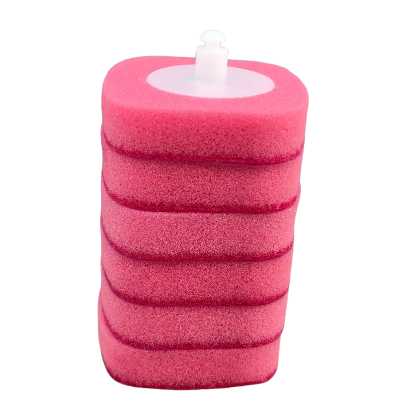 Donghui Wall-Mounted Disposable Toilet Brush System with Sponge Refills