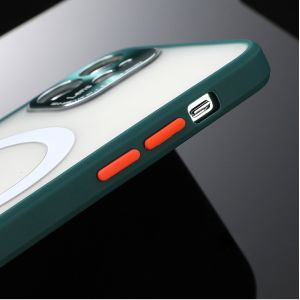 Iphone 12 Pro Max Magsafe Shockproof Matte Iphone Case Support Wireless Charging