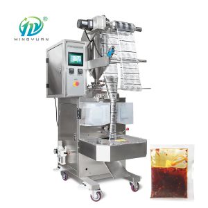 Automatic 100ml Semi Liquid Packaging Machine 150mm Vertical Back Seal Bag Paste