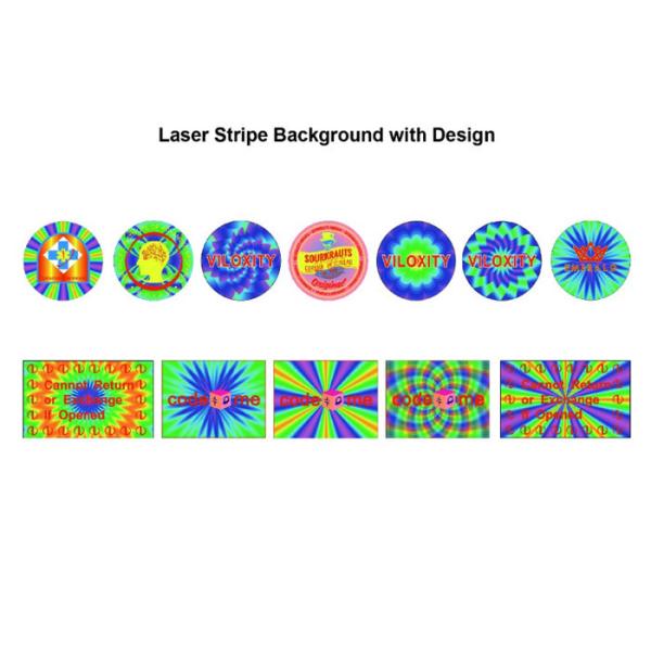 Quality Hologram 3D Printing Tamper Evident Security Labels 2 Dimension Code Surface Handle wholesale