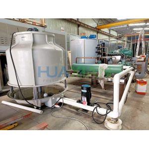 8 Ton Water Cooling Flake Ice Machine, Durable and Easy Operation Fresh Water