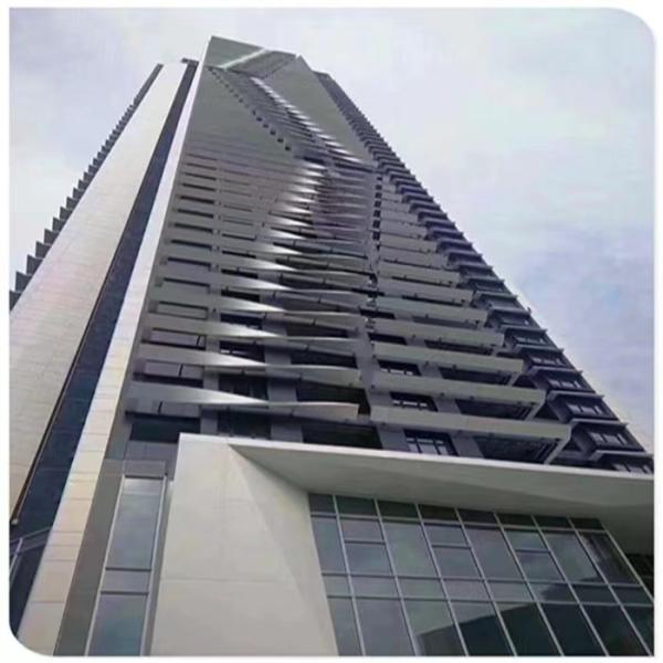 Quality Rectangle Shape Weather Resistance Curtain Wall With Good Sound Insulation wholesale