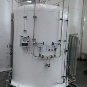 Liquid Oxygen Micro Bulk Tanks Cryogenic , 1m3 Microbulk Nitrogen Tanks