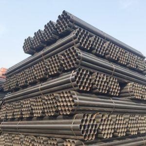 Round DN Q345 Carbon Steel Pipe 12m Construction Structur DIN