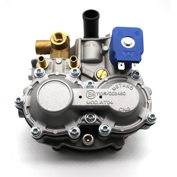 Small Coil Alloy Blue And Silver CNG Pressure Regulator for Single Point Conversion System