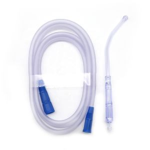 1.8m-3.6m Customized Suction Connecting Tube Catheter With Yankauer Handle