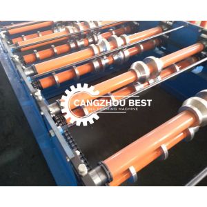 IBR Metal Roofing Pofile Steel Sheet Roll Forming Machine With PPGI / GI