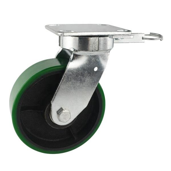 Phenolic Industrial Casters for Heavy-Duty Applications Grip Ring Stem Mounting