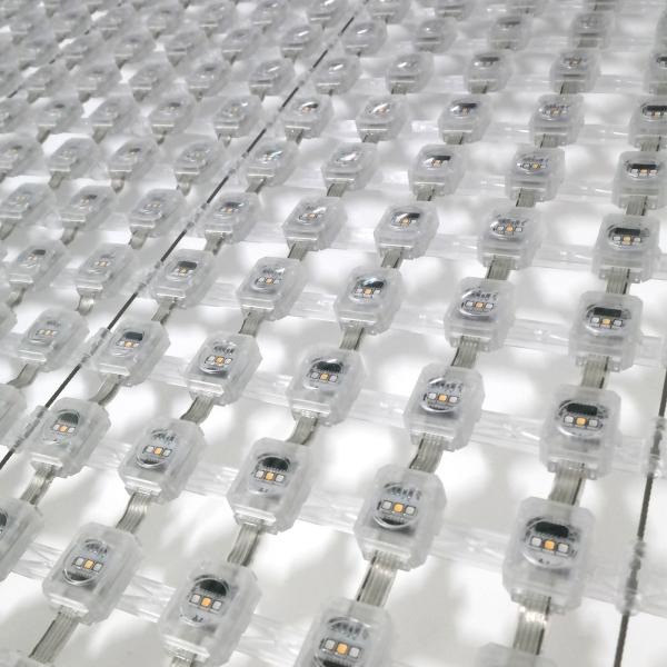 LED Injection Grille Screen Transparent For Flexible Advertising Media