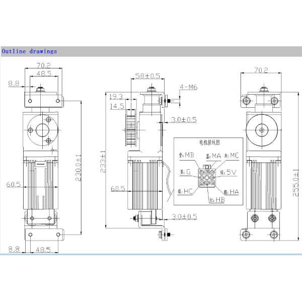 Commercial Automatic Sliding Glass Doors Brushless DC Motor For Motorised Sliding Door