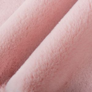 Tricot Knitted Rabbit Fur Fabric Medium-to-High Grade for Home Textile Garment