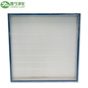 Mini Deep Pleated Stainless Steel Hepa Filter H13 H14 High Efficiency Particulat