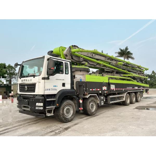 Quality 2023 Zoomlion 70m Concrete Pump Maximum Cloth Depth 63.8M for High-Rise Buildings wholesale