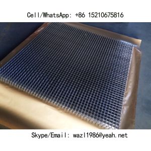 Food Grade SS304 Crimped Wire Mesh Panels; 3/4" Hole, 2mm Diameter Wire; Anti
